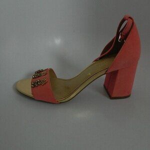 Talbots Papaya Bettie Jewels Pink 2.75” Heel Shoes Size 7M MSRP $149